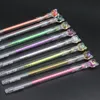 Canetas 48 PCs/lote Kawaii Crystal Gel canetas para escrever fofos de 0,5 mm colorido multifuncional com marca de caneta escolar