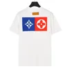 Europäischer und amerikanischer T-Shirt-Designer, Klavier-Buchstabendruck, High-Street-T-Shirt, kurzärmeliges großes Herren-T-Shirt, trendiges Hip-Hop-loses Halbarm-T-Shirt