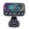 T67 transmetteur FM transfrontalier Bluetooth mains libres AUX/U disque lecteur de musique PD charge rapide voiture MP3