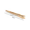 Tea Scoops Wooden Tweezer Bacon Clip Tongs Bamboo Kitchen Salad Food Toast 18Cm Xb1 Drop Delivery Home Garden Dining Bar Teaware Dhaqt