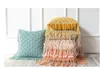 枕ケースマクラメクッションカバー自由and枕ケースハンドメイドマクラメクッションカバーColorfu Macrame Geometry Bohemia Ethnic Pillow Cover 230629