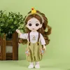 Lalki 16 cm BJD 112 Mini zabawki 13 Wspólne ruchome urocze dąsing lalki moda księżniczka DIY DOBRE DO GIRLS Prezent urodzinowy 230629