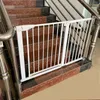 Barnvagnsdelar Tillbehör Punch Free Child Safety Gate Staket Anti Fall Stair Gates Playpen Isolation Door Barrier for Dogs Pet Security Protection 230628