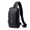 Sacs d'école Hommes Sling Sac À Dos Cross Body Épaule Poitrine Sac Antivol Voyage Moto Rider Étanche Oxford Mâle Messenger 230629