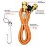 Lastoortsen Torch Hose Kit 1.5M (5ft) With Hook Gas Braze HVAC Plumbing Welding Acessories For MAPP Torch Extension Hose Kit