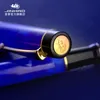 Stylos Jinhao 100 Centennial Resin Fountain Pen Fine Fine Nib Golden Clip Business Office Pen pour Option Grad Business Box Box