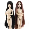 Dolls 30 cm Dollowe zabawki dla dziewcząt 16 BJD Body Makeup 3D Oczy Piękna księżniczka Baby Girl Plastic Diy Toy 230629