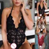 Outras calcinhas femininas roupa íntima erótica 1 peça renda jacquard transparente nas costas bandagem recorte lingerie sexy preto tentação pornô vestuário