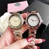 Luxury Rose Gold Fashion Women Watches rostfritt stål armbandsur av hög kvalitet designer klocka