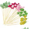 Bar Tools Cocktail Picks Handmade Natural Bamboo Tooticks For Drinks Appetizer Skewers Sticks Party Supplies Xbjk2204 Drop Delivery Dhqkw