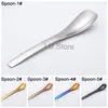 5 Stainless Colors Soup Spoon Steel Dessert Ice Cream Coffee Spoons Kitchen Flatware Small Colander Scoop Metal Colanders Scoops Th0680 s s s