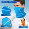 Bandane Estate Ciclismo all'aperto Maschera per il viso Anti-UV Anti-sudore Sport Protezione solare traspirante Sciarpa da corsa Bandana Y1M9