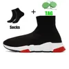 Designers Speeds 2.0 V2 Casual Shoes Platform Sneaker Men Women Tripler Paris Socks Boots Black White Blue Light Ruby Graffiti Vintage Brand Luxury Trainers Sneakers