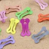 Nouveau 5/10 pièces mignon chien épingle à cheveux coloré os forme épingle à cheveux pour animaux de compagnie petits chiens pinces à cheveux pour le toilettage chien accessoires accessoires pour animaux de compagnie