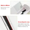 Bags NBX Creative Whiteboard Pencil Case With Solar Calculator Magnetic Switch Kawaii Cartoon Pen Box School Writing Stationery Box