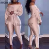 Women's Jumpsuits Rompers Women Elegant Off Shoulder Long Sleeves Solid Bodycon Skinny Leg with Belt Jumpsuit J230629