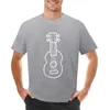 Polos masculinos Ukulele Doodle T-Shirt Sweatshirt Custom T Summer Tops Anime Oversized Shirts For Men