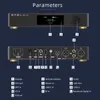 Connecteurs SMSL SU10 MQA Decoder Support MQACD DUAL ES9038PRO HIRES Audio DAC 32BIT / 768KHz DSD512 Prise en charge LDAC, APTX / HD, SBC, AAC SU10 DAC