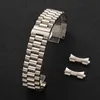 Bracelets de montres Bande en acier inoxydable solide 12mm 13 14 16 17 18mm 19 20mm 21 22mm Bracelet de remplacement 3Rows Bracelet Bracelet w Outils 230628