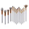 Makeup Brushes Lip Tool Eyeshadow Pro Set Foundation Eyeliner Powder Brush 15Pcs Round Hair For Women