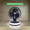Small Fan, 18650 Battery, 3000mAh, Charging 5-6 Hours When The Light Is On, The First Gear Is Used For 7 Hours; 5 Hours In Second Gear; Third Gear 3 Hours, Fourth Gear 2 Hours
