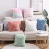 Kudde/dekorativ Great Cushion Cover Square Shaped Shaggy Cover Fluffy Multi-Purpose Ultra Soft Fluffy Covers