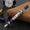 Pennor pimio picasso målning dröm PS88 PS 88 14K Golden Fountain Pen Blue Periodo Azul Highend Gift Birthday