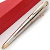 Pennor MSS 6 färger Klassisk kulspet Pen Superkvalitet Office Stationery Writing Smooth Leaf Clip Luxury Tationery med serienummer