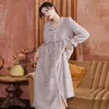 Women's Sleepwear Sweet Princess Style Nightgown Long Coral Velvet Soft Women Winter Home Dressing Gown Lace Ruffles Sleepdress