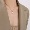 Mode Luxe Hanger Ketting ontwerper 18K Vergulde sieraden Sweet Heart kettingen Stijlvolle kettingen voor vrouwen Feest Lady ins Dagelijkse sieraden