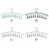 Hangers Legging Organizer Clothing Hanger Storage Hook Rotatable Household Accessories Simple Style Closet Clip Pants