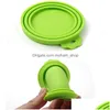 Dog Bowls Feeders Pet Food Can Er Sile Lids For Cat Cans Fits Most Standard Size Bpa Jk2012Xb Drop Delivery Home Garden Supplies Dh9Ew