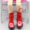 Accessoires de poupée 32 cm bottes pour Blythe jouet 18 BJD Mini chaussures de poupées en cuir Blyth Azone marionnette décontractée 230629