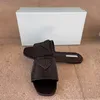 Summer New Water Diamond Upper Leather Mid and Low Heel Slipper Casual Holiday Sandal Intérieur et extérieur Pantoufle Salle de bains Fond plat Diapositive avec boîte 35-42