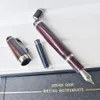 Pens MSS Limited Edition Bohemies Fountain Pen Classic ExtendRetract Nib Top High Quality 14K Writing With Diamond And Serial Number