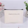 Sacs De Rangement Sublimation Vide Cosmétique Sac Personnalisé Femmes Maquillage Zipper Crayon Cas Mode Sac À Main Pochettes Bk4 Drop Delivery Hom Dh16X