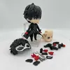 Minifig # 989 Ren Amamiya Persona 5 Joker Anime Figure Megami Tensei Protagonista Action Figure # 793 MorganaFutaba Sakura Figure Doll Toy J230629