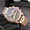 2023 Heren Horloge Explosieve Zakelijke Mode Hand Rose Goud Stalen Band Quartz Uurwerk Saffier Krasbestendig Kristal Gift horloge