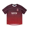 Maglietta da uomo firmata Trapstar Maglia da calcio Estate Casual Hip Hop Streetwear Versione alta Abbigliamento sportivo Manica corta Cp0s