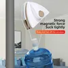 Magnetic Window Cleaners Magnetic Window Cleaner Brush Double-Side Automatic Water Discharge Wiper Glass Window Brush Cleaning Household Tools Cleaning 230628