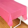 Disposable Rectangular table covers Solid Fitted Stretch Spandex Table Cloths Cover for Party Wedding Dinning festival kitchen decoration tablecover SN4176