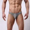 Unterhosen 3PCS Atmungsaktive Männer Plaid Briefs Hohe Qualität männer Unterwäsche Baumwolle Kurze Niedrige Taille Höschen Cueca Calzoncillos Sexy männlichen