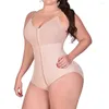 Kvinnors Shapers Nemolemon Shapewear midjetränare Slimming Magkontrollkorsettrem korrigerande underkläder Bulfer Plus Size Bodysuit