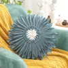 Poduszka/dekoracyjna kwiatowa poduszka okładka dekoracyjna obudowa rzut okładka luksusowy słonecznik dekoracja domu sofa sofa