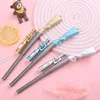 Pens 36 PCS/Lot Keskin Nişancı Tabancası Şekli Hafif Jel Kalem Yaratıcı 0.5mm Siyah Mürekkep Nötr Pens Hediye Kırtasiye Ofis Okul Malzemeleri Toptan satış