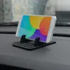 1 st bilhållare Anti-Slip Mat Soft Silicone Mount Mobile Telefon Desktop Stand Bracket Car Dashboard Holder Universal Car Bracket