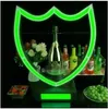 LED قابلة لإعادة الشحن DOM Perignon مقدم زجاجة الشمبانيا Glorifier عرض كوكتيل النبيذ ويسكي عرض حالة للنادي الليلي
