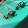 Pendanthalsband Luxurys Designers Halsband Pendant Halsband för kvinnor med örhängen Link Chain Fashion Jewelry Accessories Good Z230629