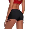 Aktive Shorts, Badehose, Strand, Laufen, Damen, Bikini, Taille, Hose, hochgeraffte Bademode, Tankinis, Biker, kurze Packungen für