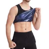 Waist Tummy Shaper Men's Heat Trapping Pullover Sweat Enhancing Vest Waist Trainer Corsets Body Shaper Slimming Shirt Fitness Sauna Shapewear 230629